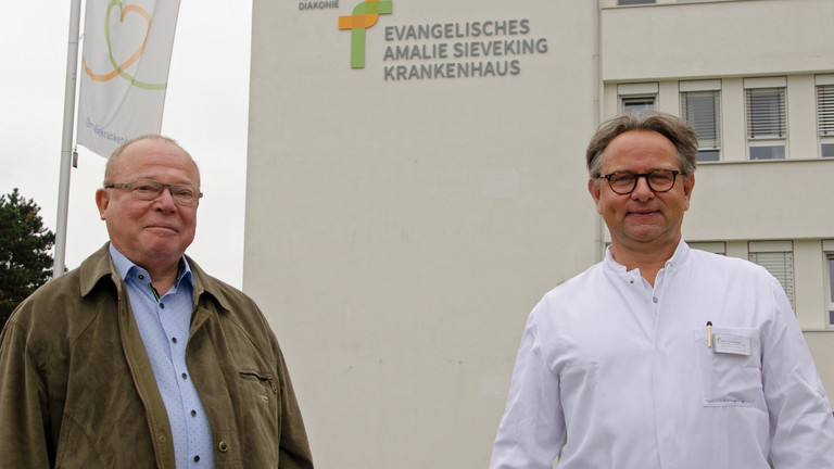 Prof. Dr. Karl-Wilhelm Ecker und Prof. Dr. Christoph Isbert