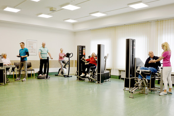 Therapeutisches Krafttraining in kleiner Gruppe