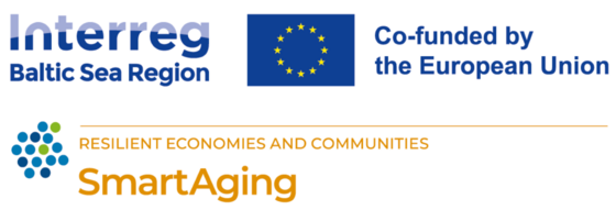 Projektlogos zum EU-geförderten Projekt SmartAging - Resilient Economies and Communities